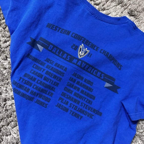 2011 Adidas Dallas Mavericks Champions Shirt - Picture 3 of 3